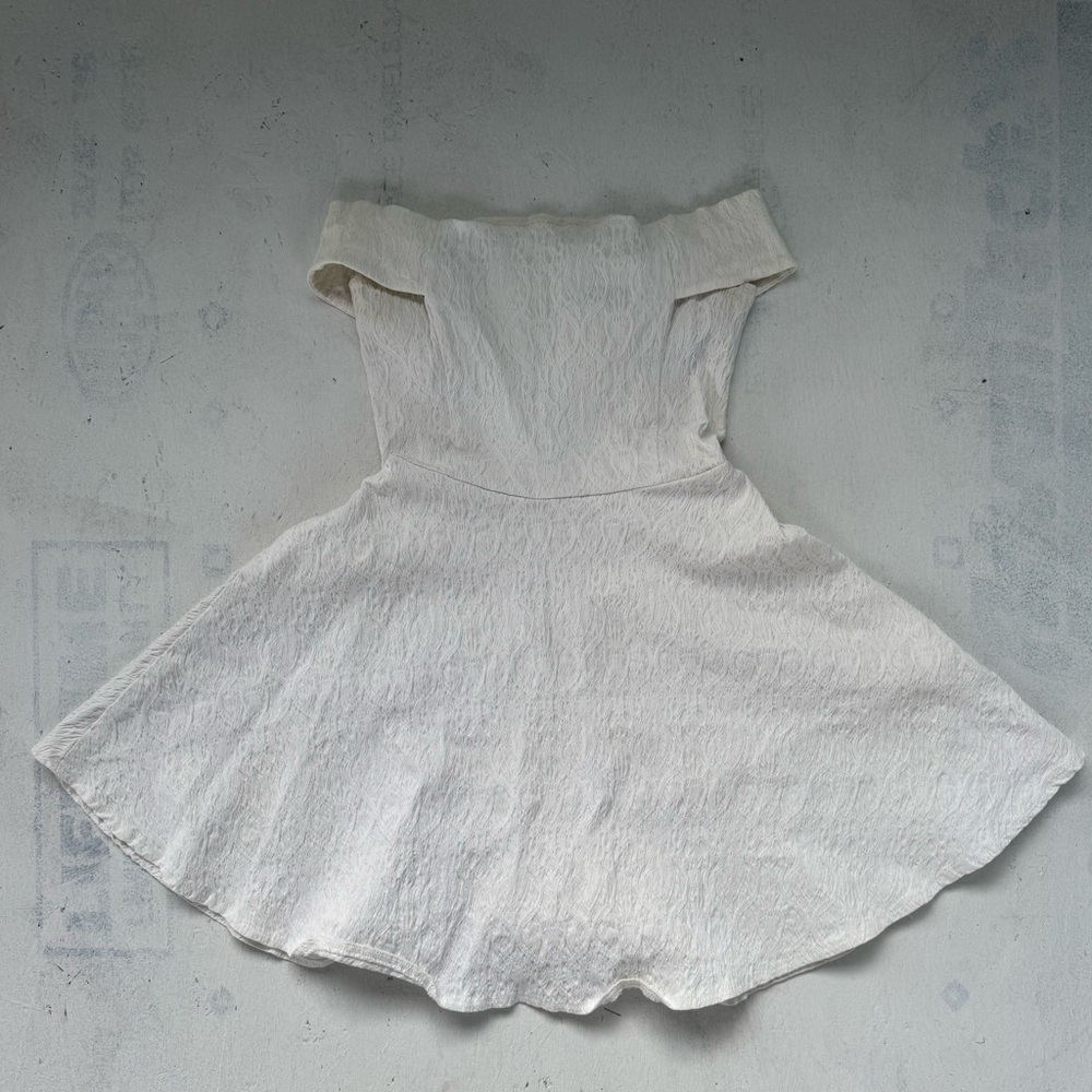 Forever 21 Off Shoulder Textured Dress